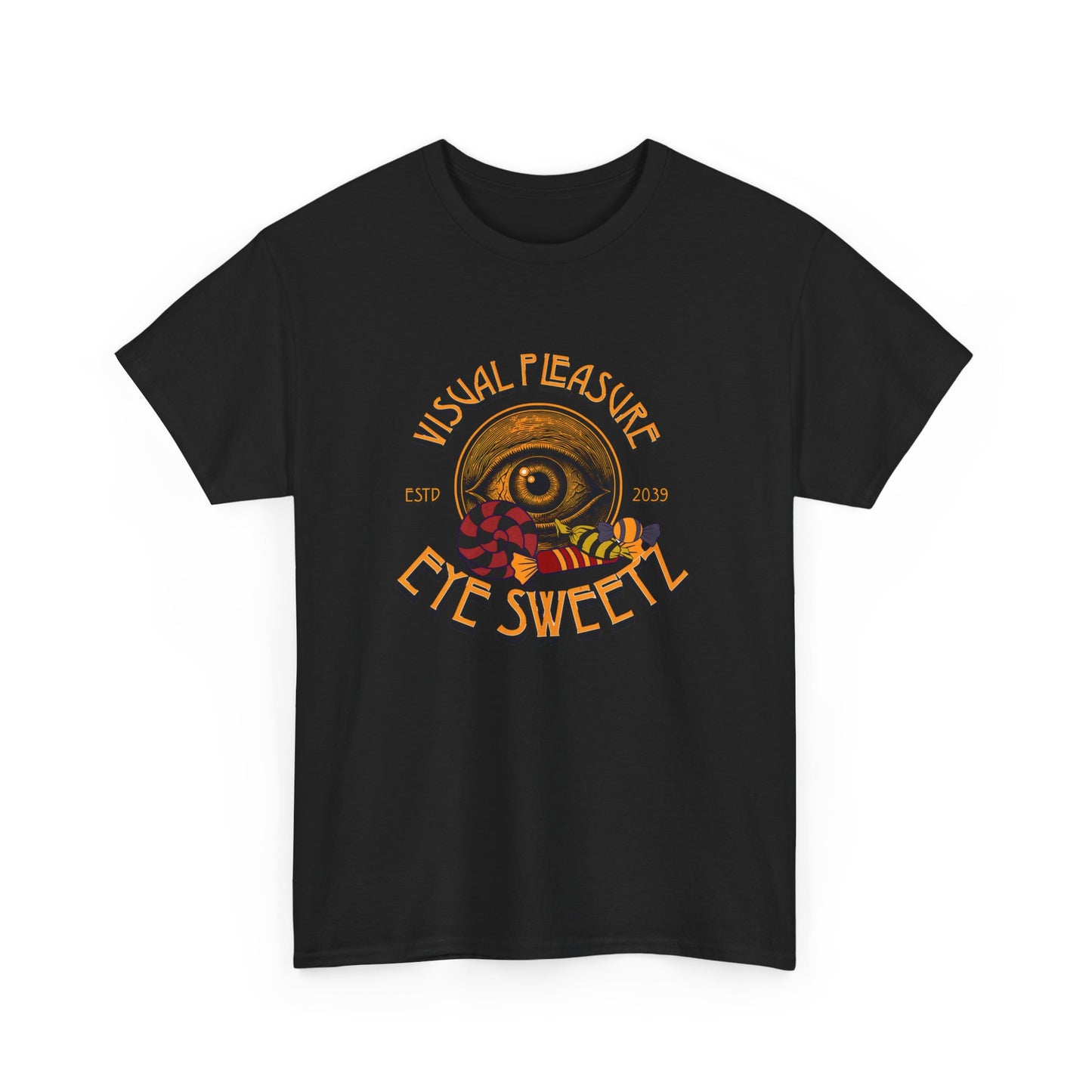 Visual Pleasure Eye Candy Unisex Tee, Graphic Shirt, Cotton T-Shirt, Gift for Art Lovers, Casual Wear, Unique Style