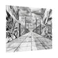 AI Art, Is Anybody out there town, Rolled Posters