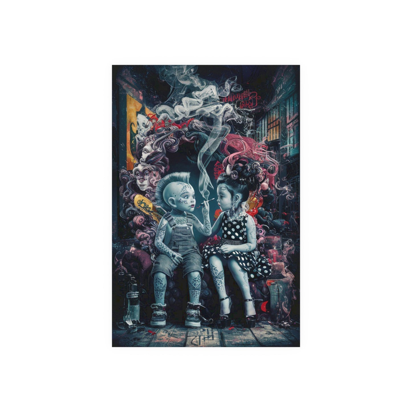 Rebel kids, Vintage Art Posters - Funky Retro Vibe for Home Decor