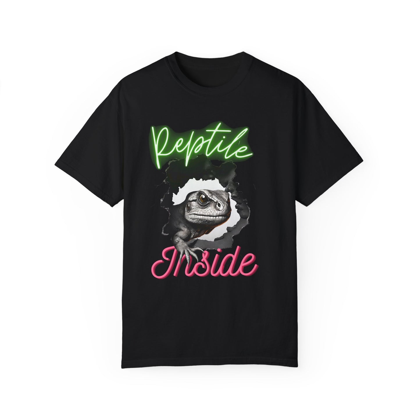 Reptile inside Unisex Garment-Dyed T-shirt