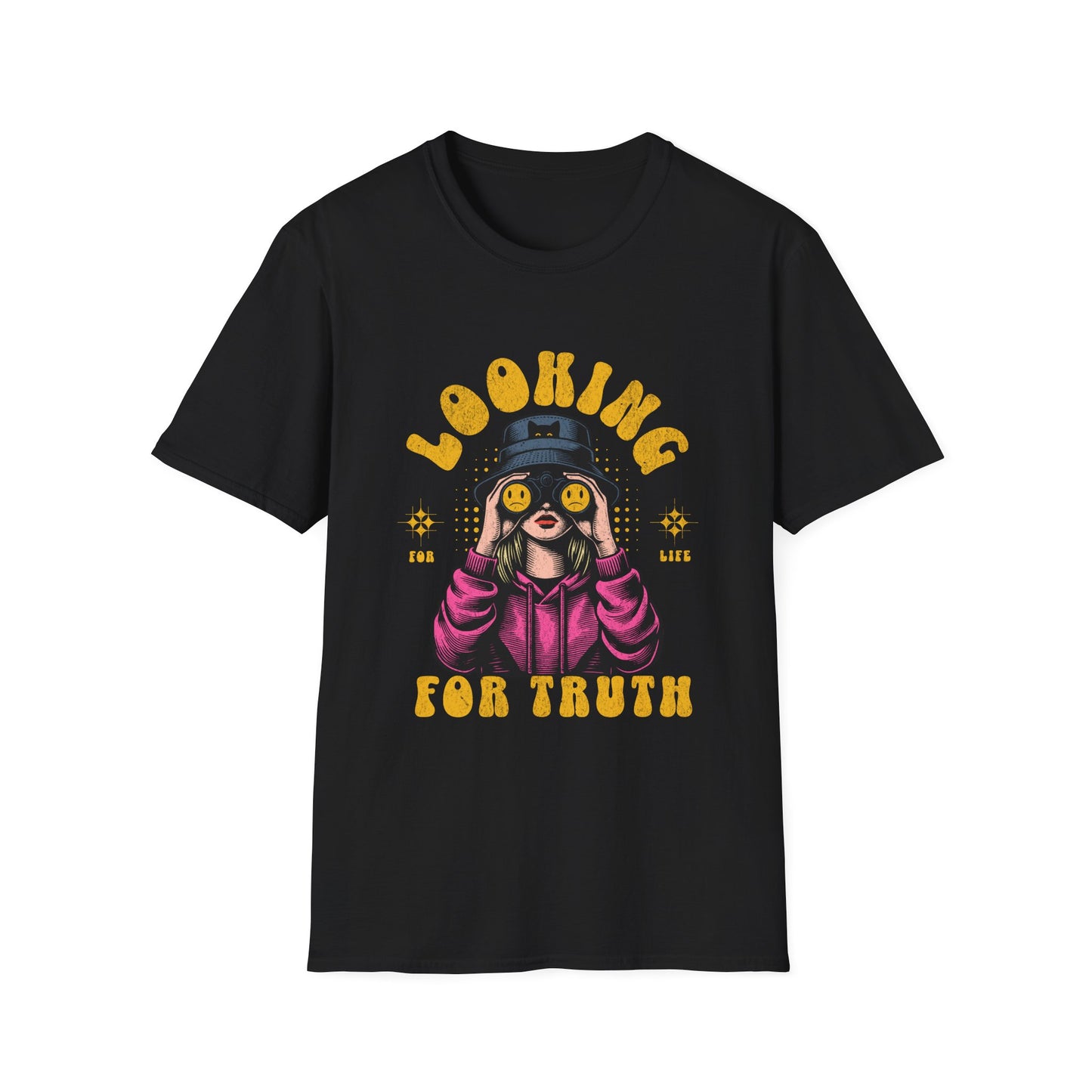 Looking for Truth Unisex Softstyle T-Shirt - Stylish and Comfy Graphic Tee