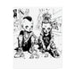 AI design, Alien kids playing dice Rolled Posters