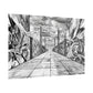 AI Art, Is Anybody out there town, Rolled Posters
