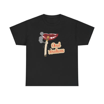 Funny Unisex Heavy Cotton Tee - "Oral Fixations" Graphic Shirt