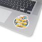All Shift Happily Now Kiss-Cut Stickers, Positive Vibe Stickers, Laptop Decals, Motivational Art Stickers, Gift Ideas, Inspirational Decor