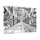 AI Art, Is Anybody out there town, Rolled Posters