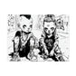 AI design, Alien kids playing dice Rolled Posters